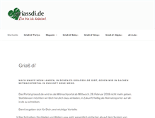 Tablet Screenshot of griassdi.de